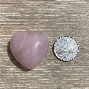 Heart Shaped Rose Quartz Stone